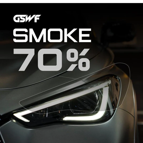 Smoke 70 Head Light Taillight PPF GSWF SMOKE 70% PPF тъмно затъмняващо защитно фолио за фарове
